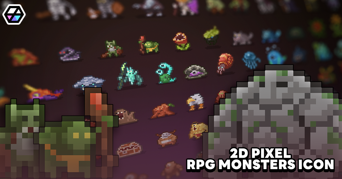 2D Pixel - RPG Monsters Icon