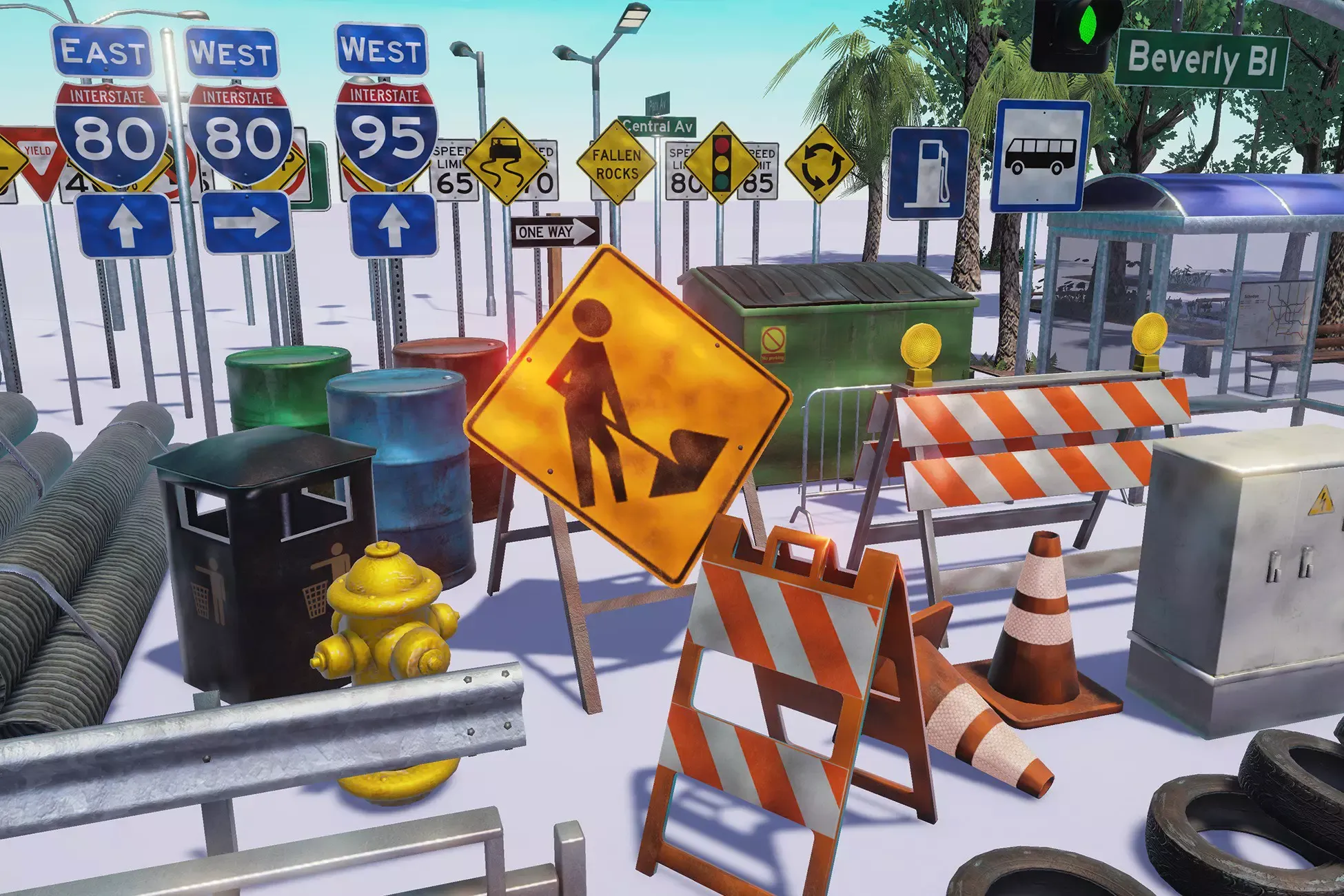 Road Elements Collection