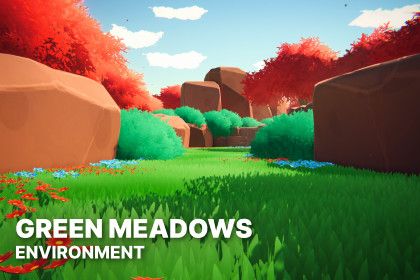 Green Meadows - Stylized Nature Environment