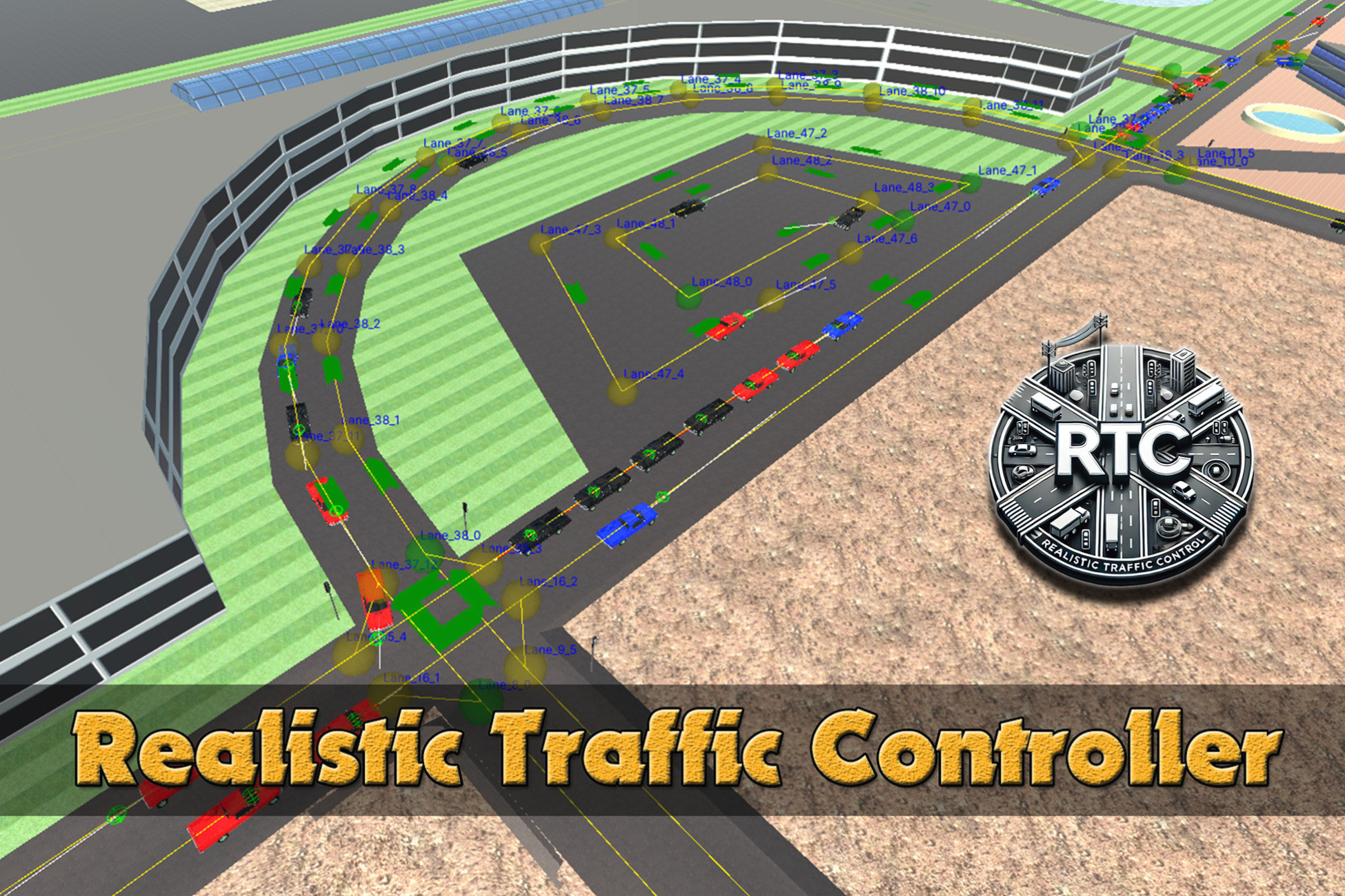 Realistic Traffic Controller