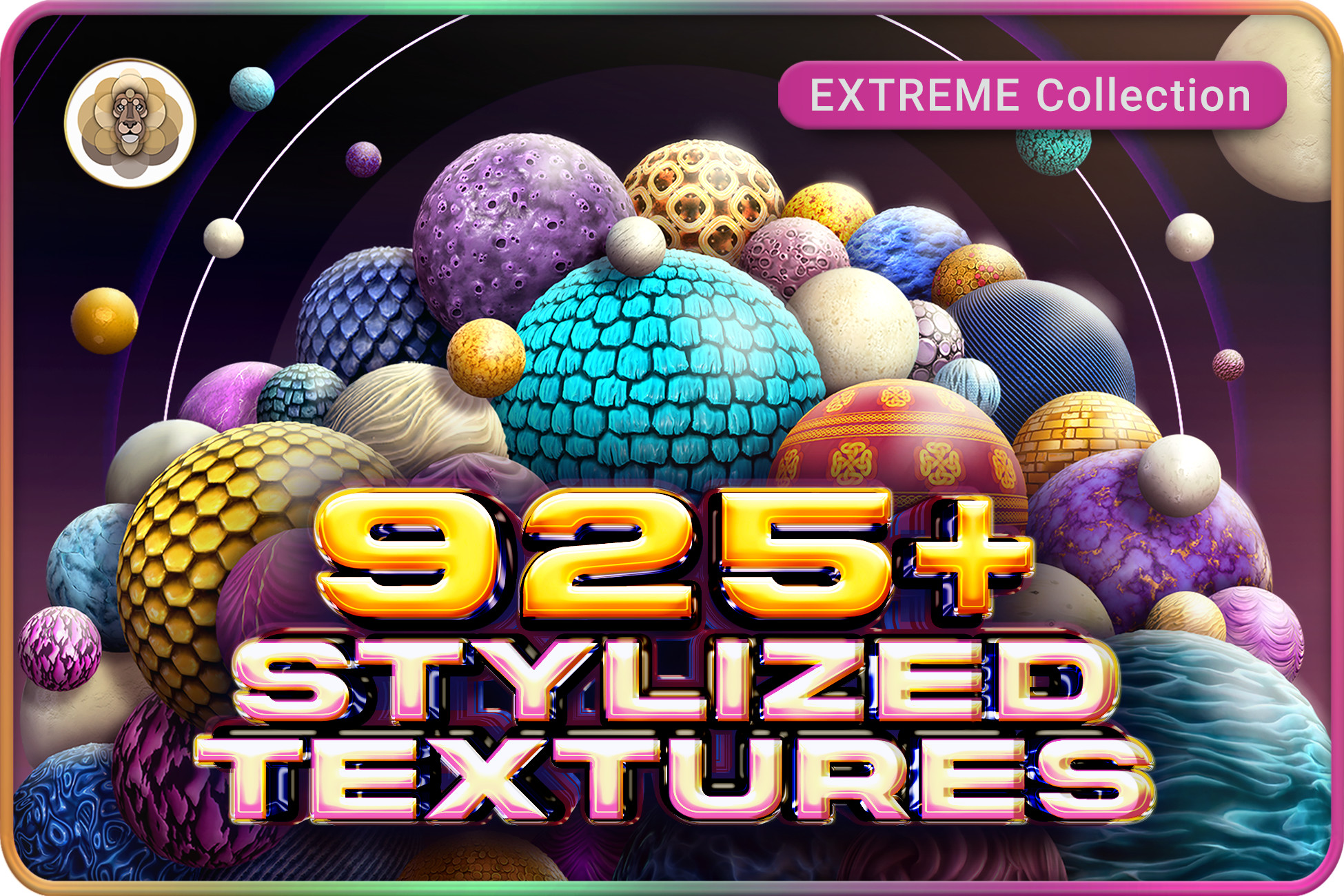 Extreme Textures Сollection - 925+ Stylized Textures preview 2