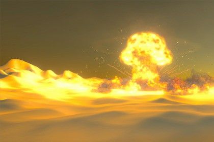 Nuclear explosion - Atomic bomb