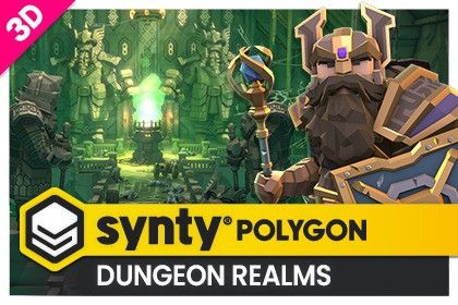 POLYGON - Dungeon Realms Pack - Art by Synty