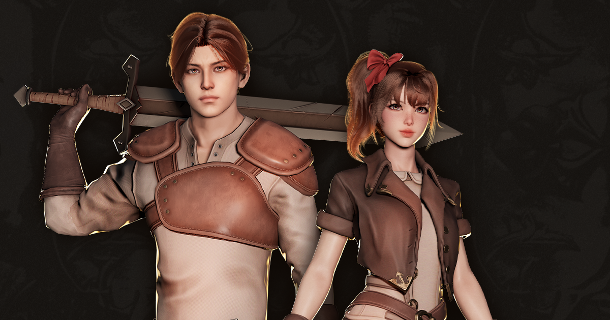 MMORPG Newbie Warrior - Medieval Fantasy Modular Character preview 2