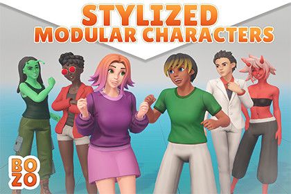 BoZo: Stylized Modular Characters - Base Pack