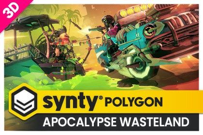 POLYGON - Apocalypse Wasteland Pack - Art by Synty