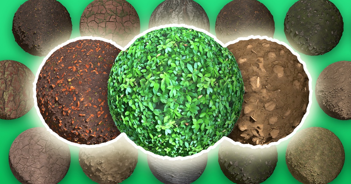 110+ Realistic Forest Environment Textures - Grass, Dirt & More