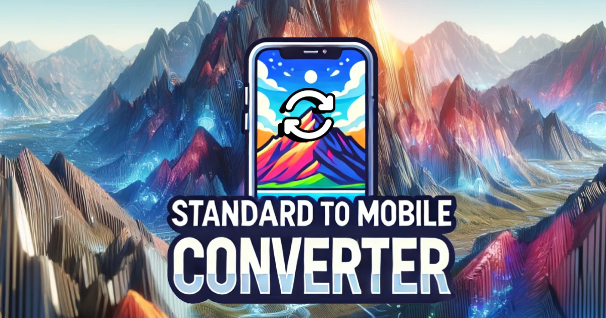 Standard to Mobile Converter preview 2