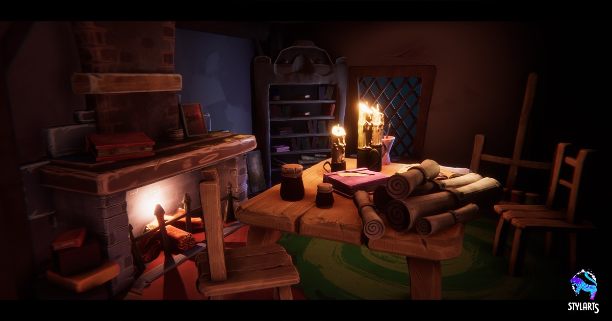 Stylized Wizard Room preview 2