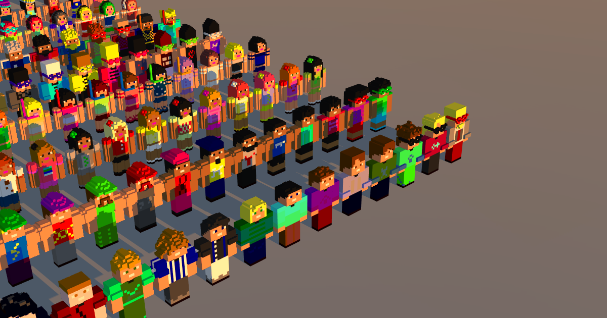 100 People - Animated Characters Pack preview 2