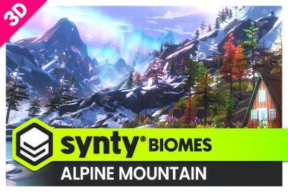 POLYGON - Alpine Mountain - Nature Biomes - 3D Environment Art by Synty