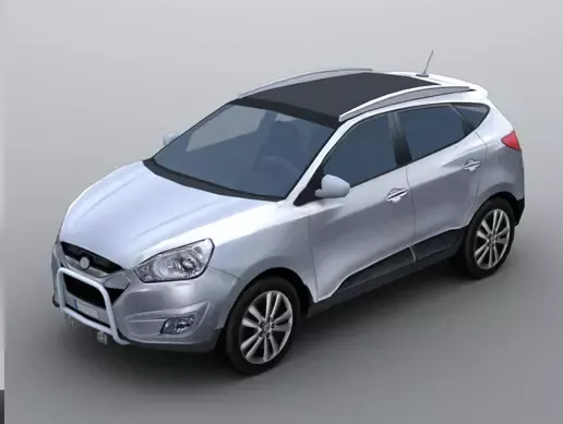Low Poly Car with Interior 6