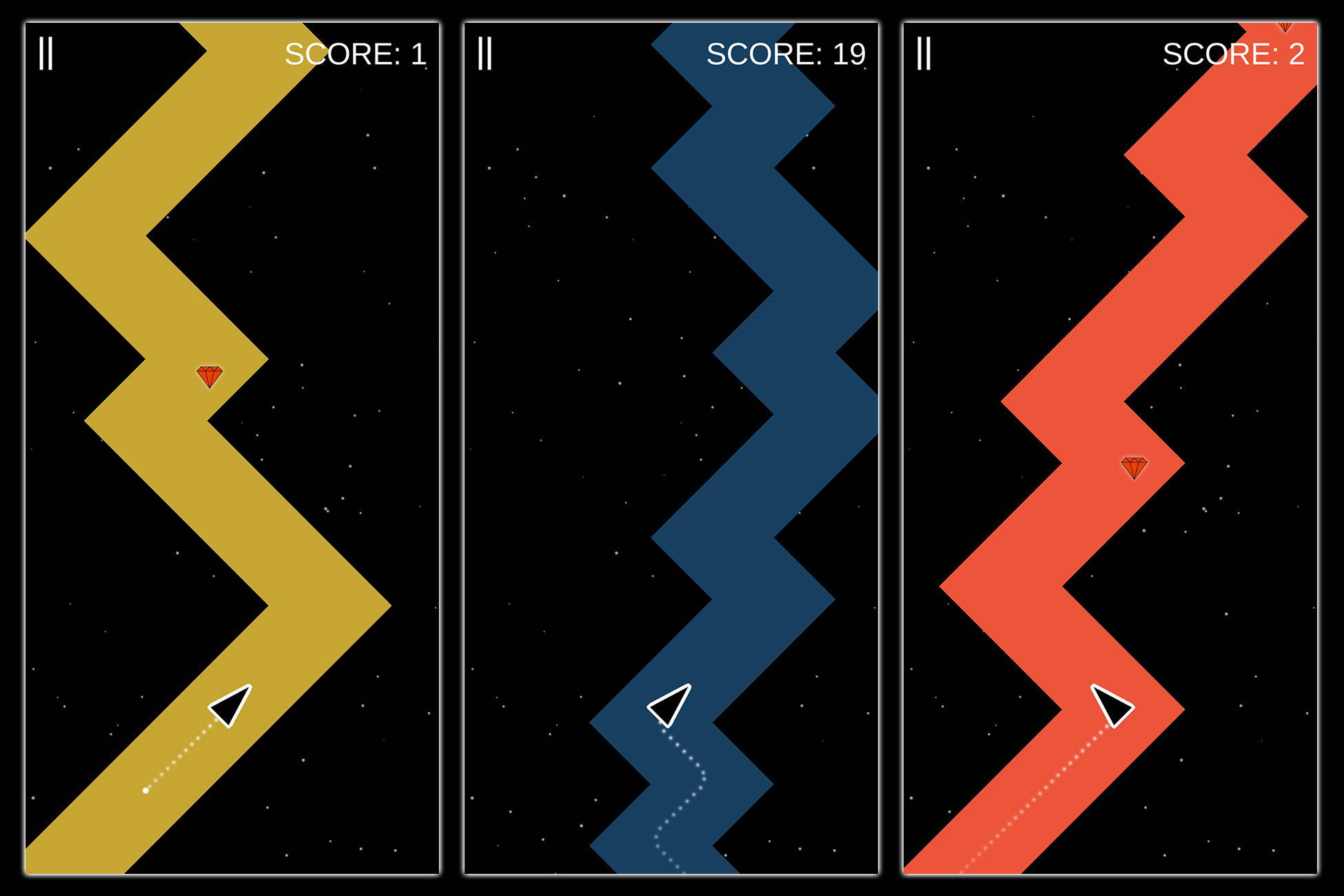 Zig Zag - Hyper Casual Game For Android And iOS | Packs