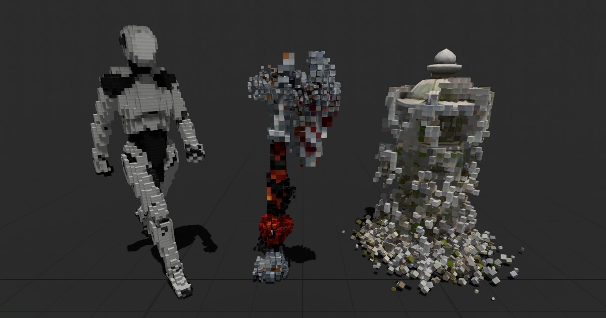 Dynamic Voxelizer | VFX Particles preview 2