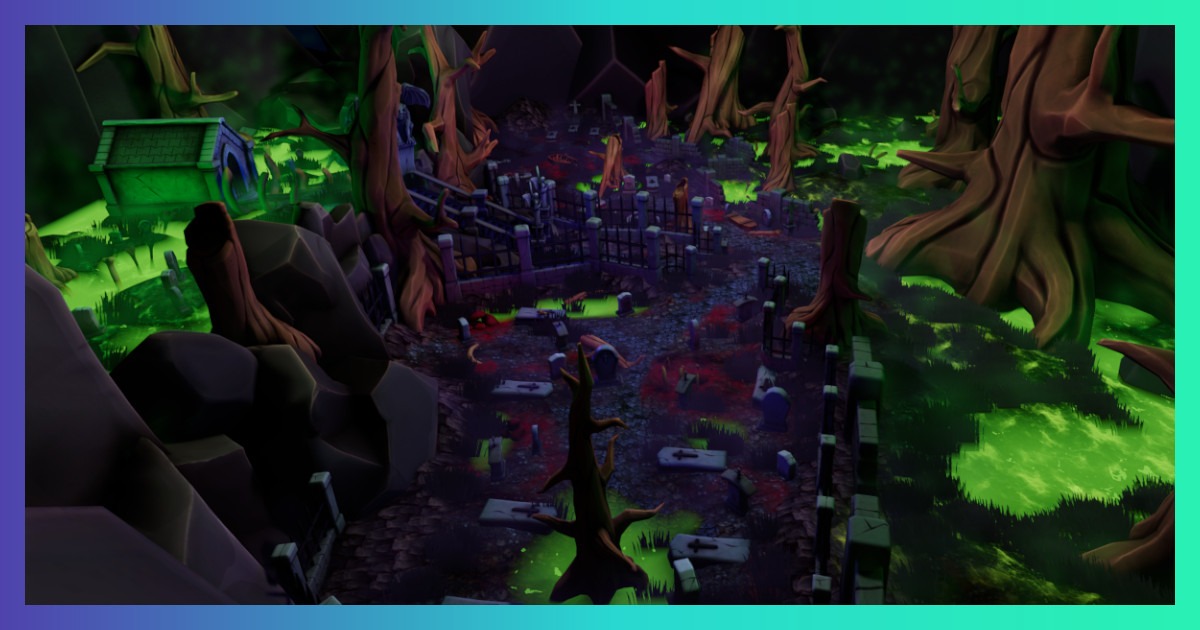 Stylized Graveyard - RPG Environment preview 2