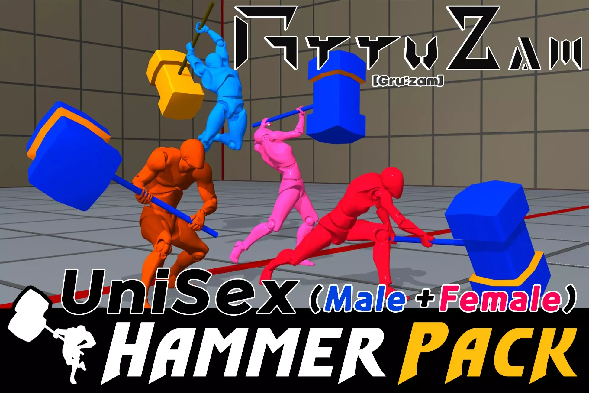Stylish Hammer Male+Female Action Pack