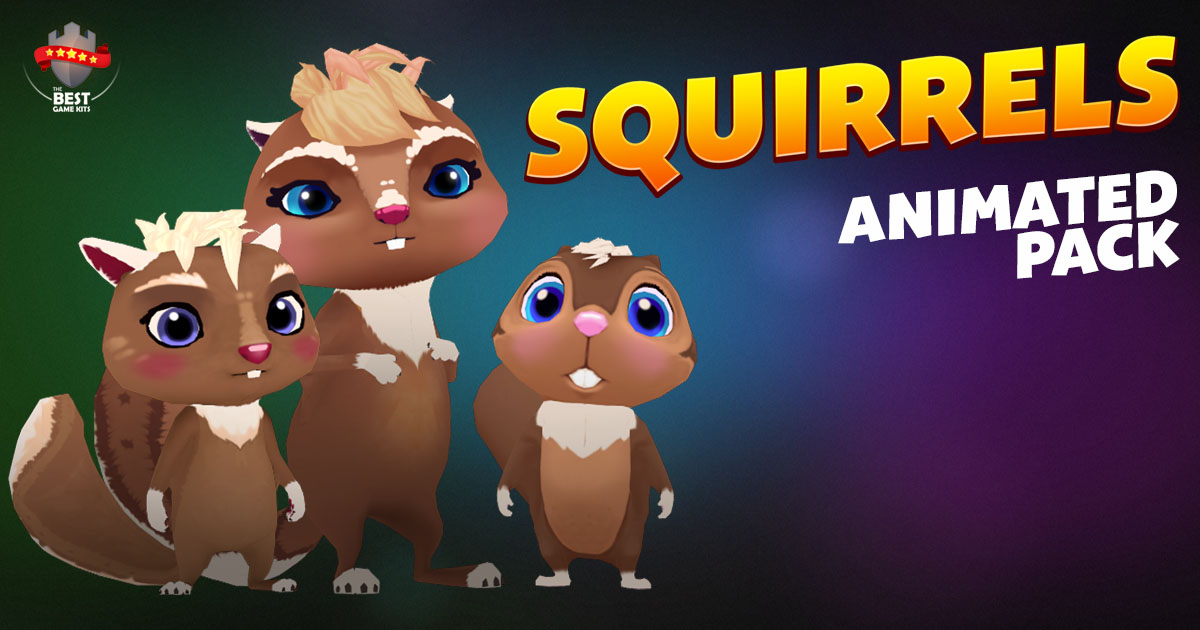 Squirrels animated pack preview 2
