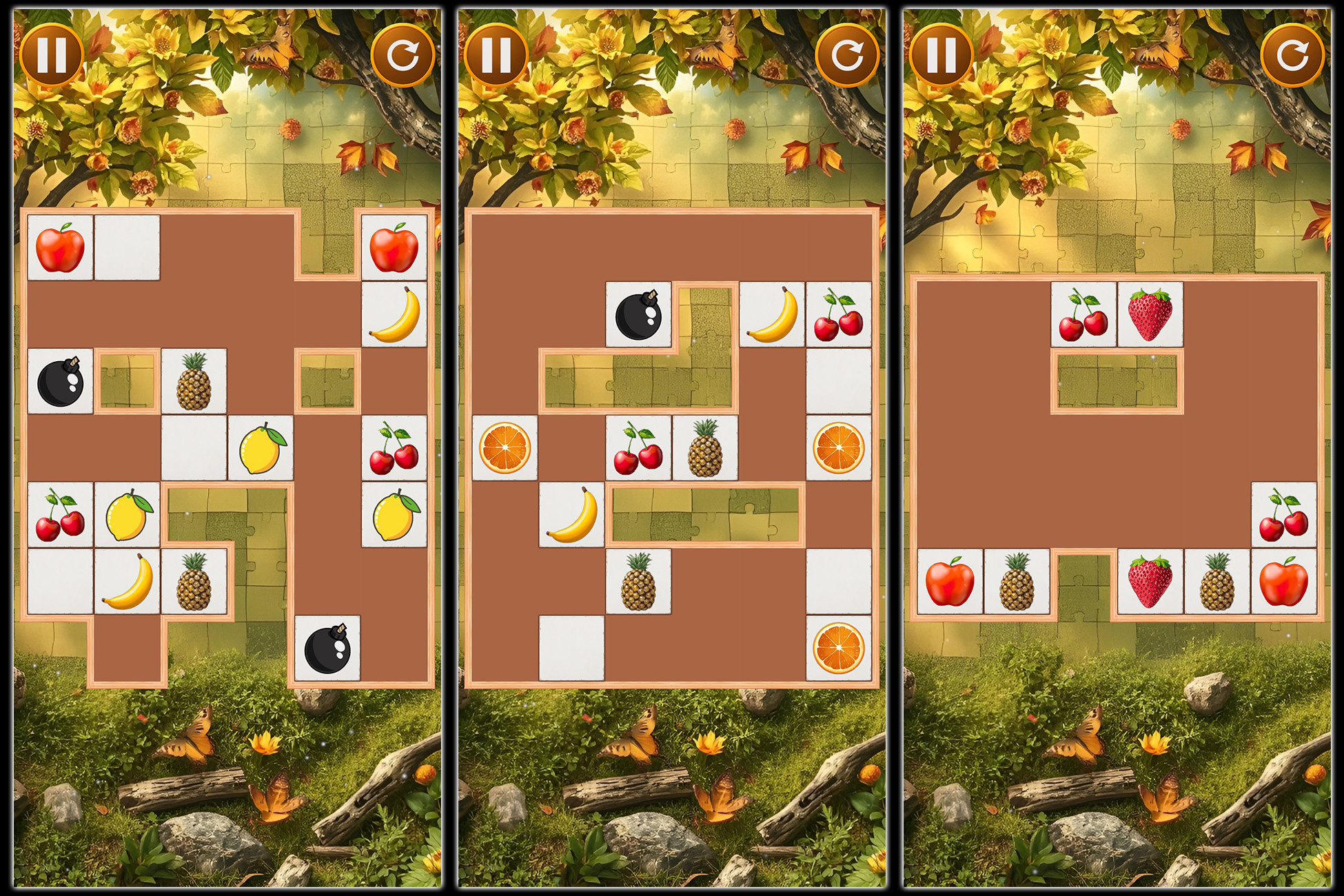 Fruit Slide - Brain Teasing Logic Puzzle Template for Mobile | Packs