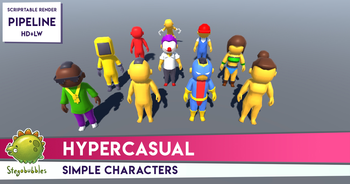 HYPERCASUAL - Simple Characters preview 2