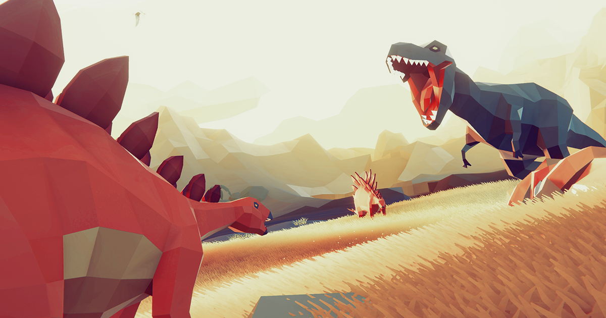 Low Poly Animated Dinosaurs | 3D Animals preview 2