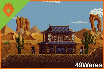 Pixelart Samurai Sideview Tileset - #1 - Wasteland