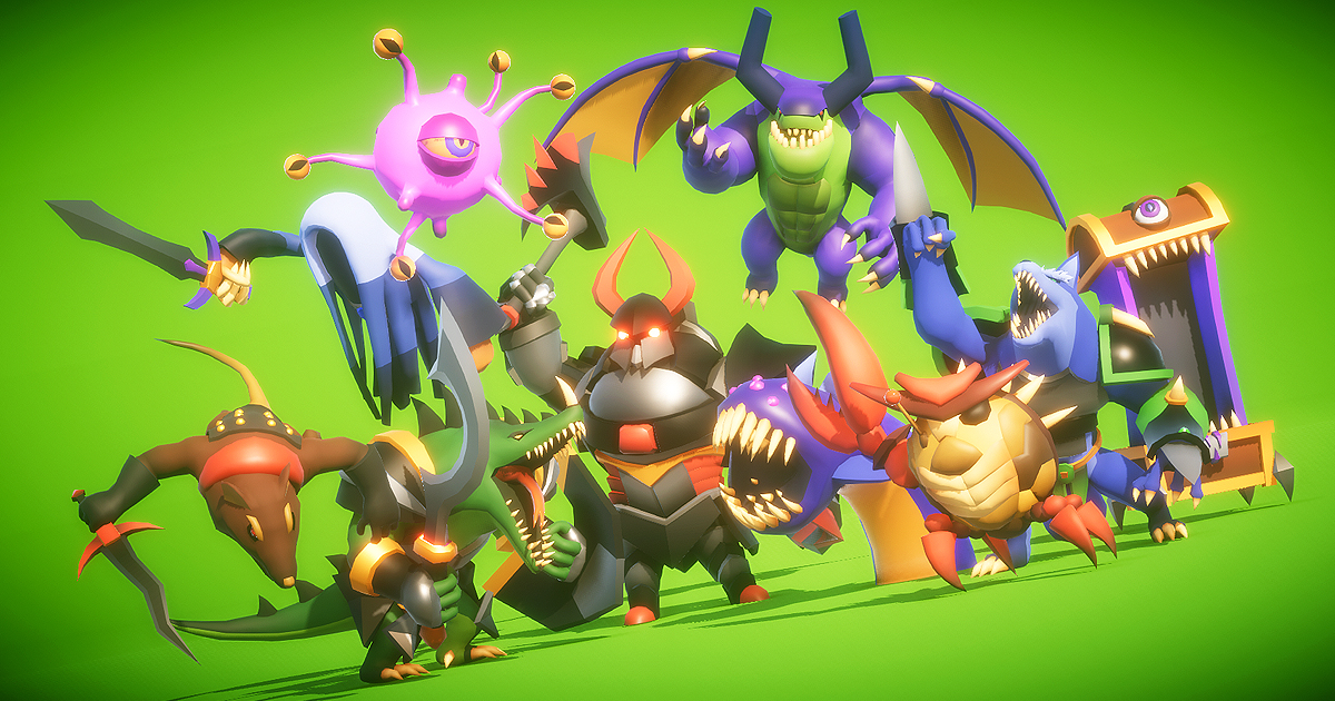 RPG Monster Wave 2 PBR preview 2