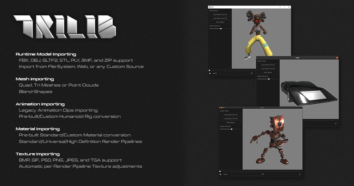TriLib 2 - Model Loading Package preview 2