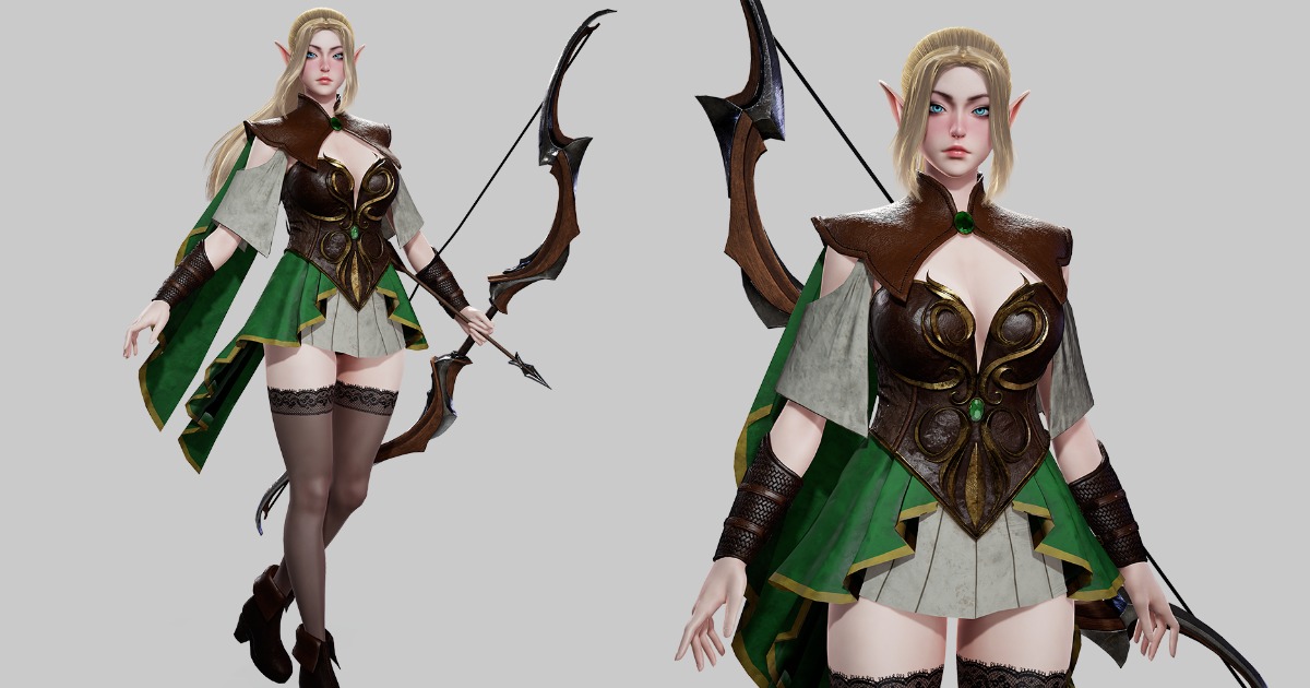 Modular Elven Archer preview 2