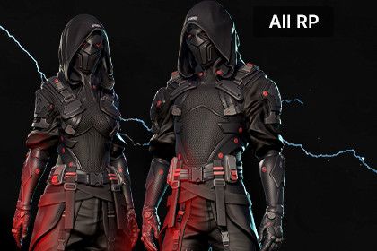Stellar Rogue: Sci-Fi Characters