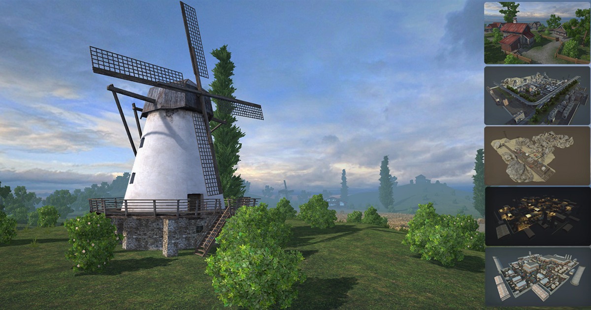 RPG/FPS Game Assets for PC/Mobile (Set v9.0) | 3D Environments preview 2