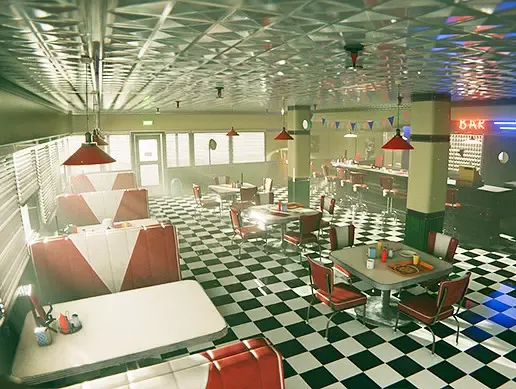 American Retro Cafe