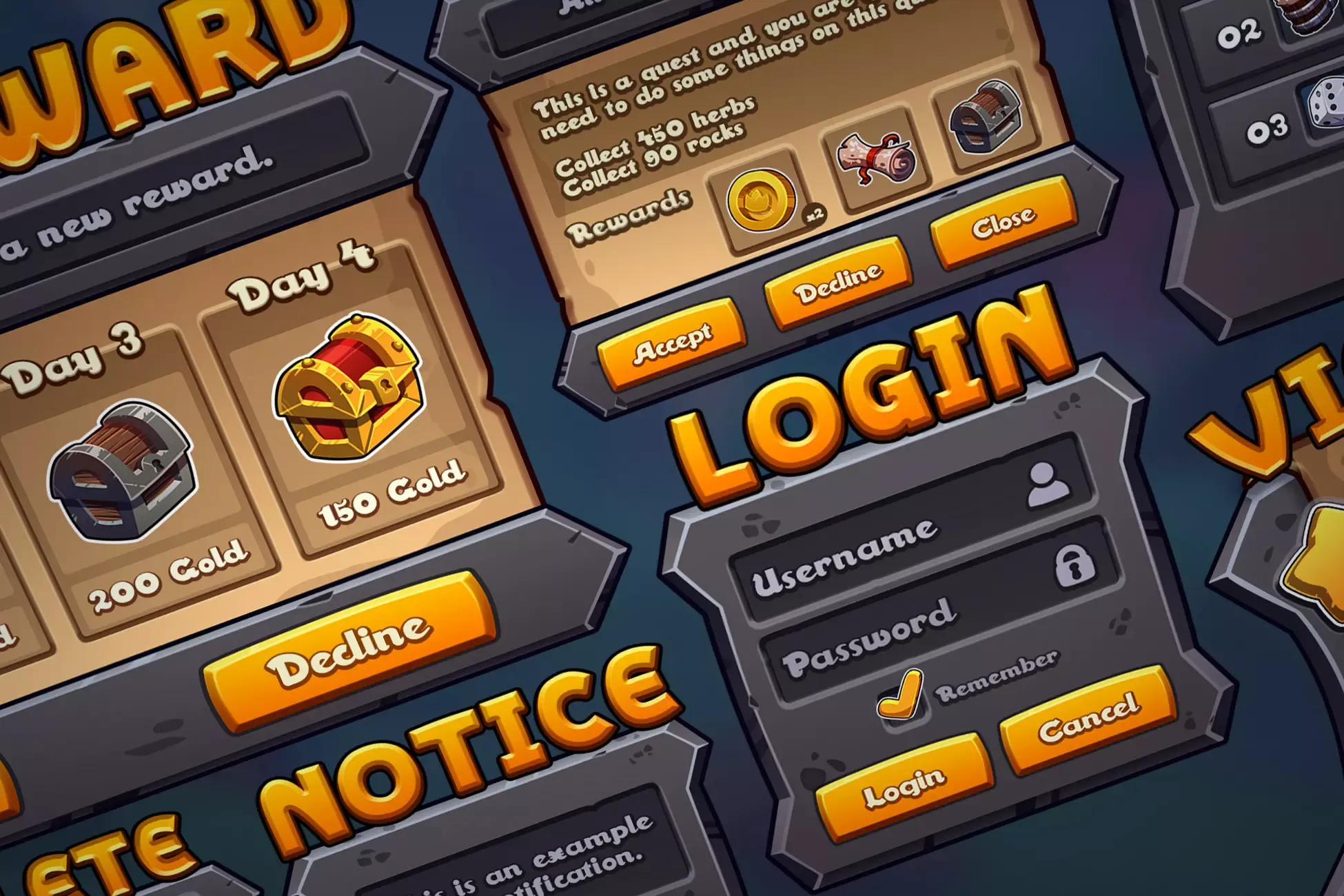Cute RPG UI Kit