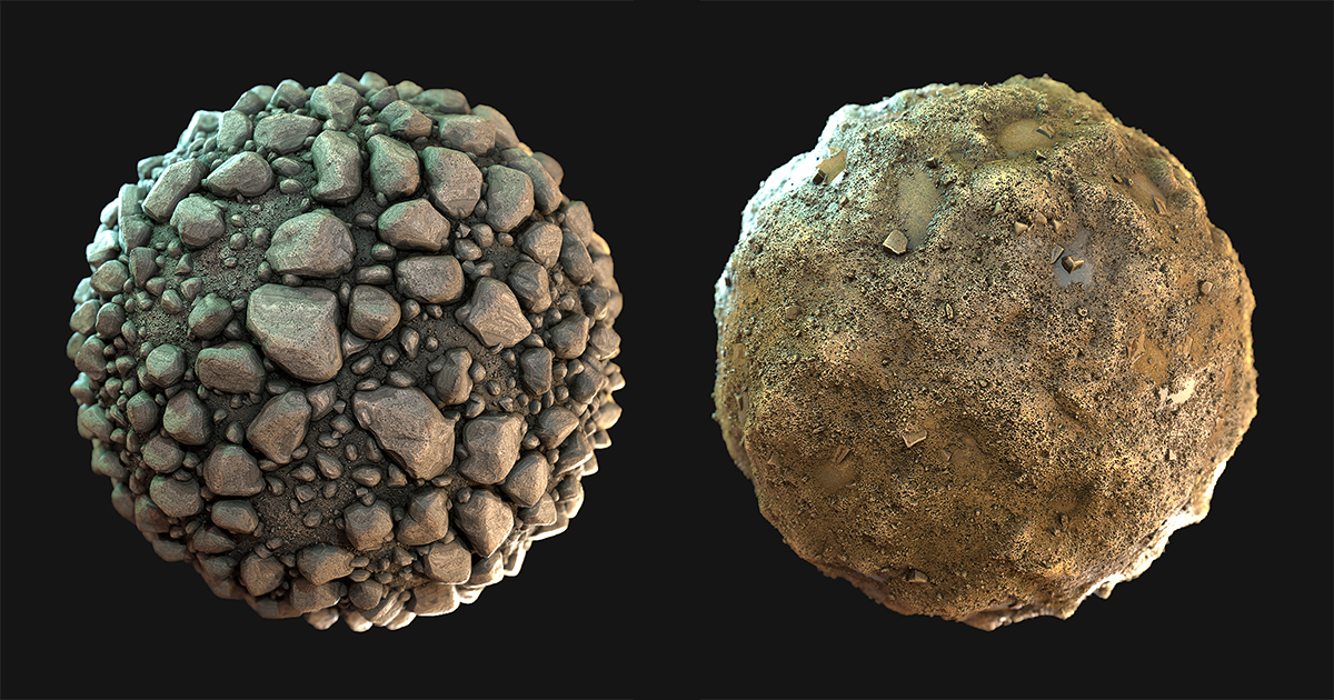 Terrain PBR textures VOL4 preview 2