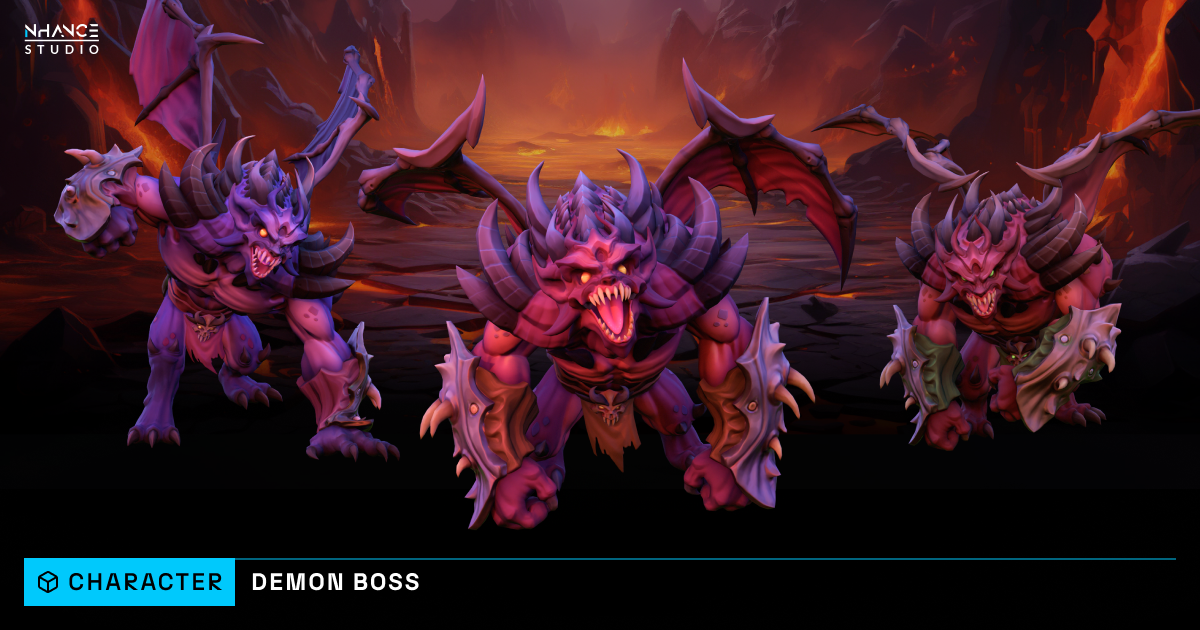 Stylized Demon Boss