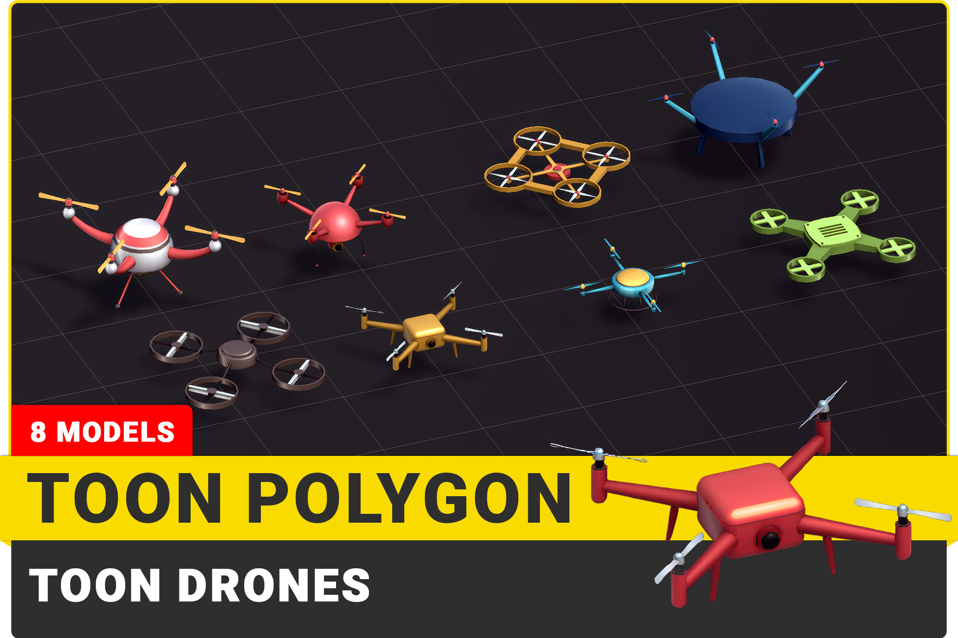 Toon Drones 01 preview 2