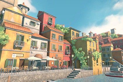 Idyllic Italian Coast Town