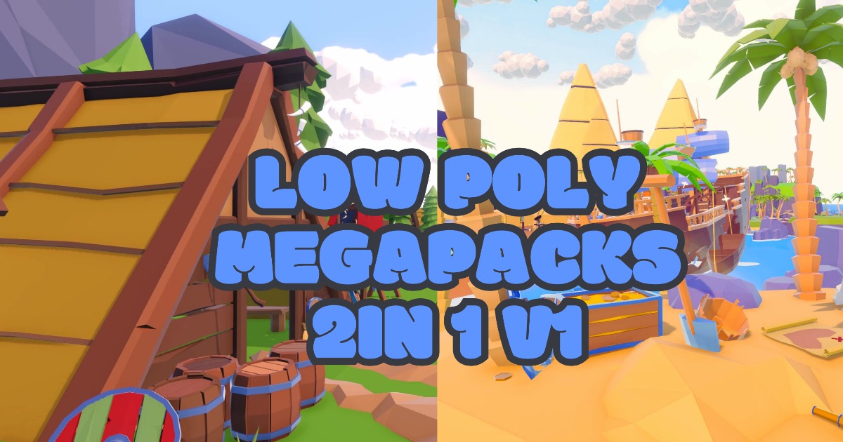 Low Poly Megapacks 2in1 - Refreshed 1 preview 2