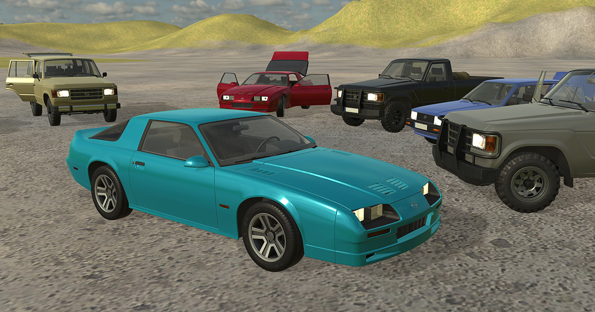 1980s Cars Pack preview 2