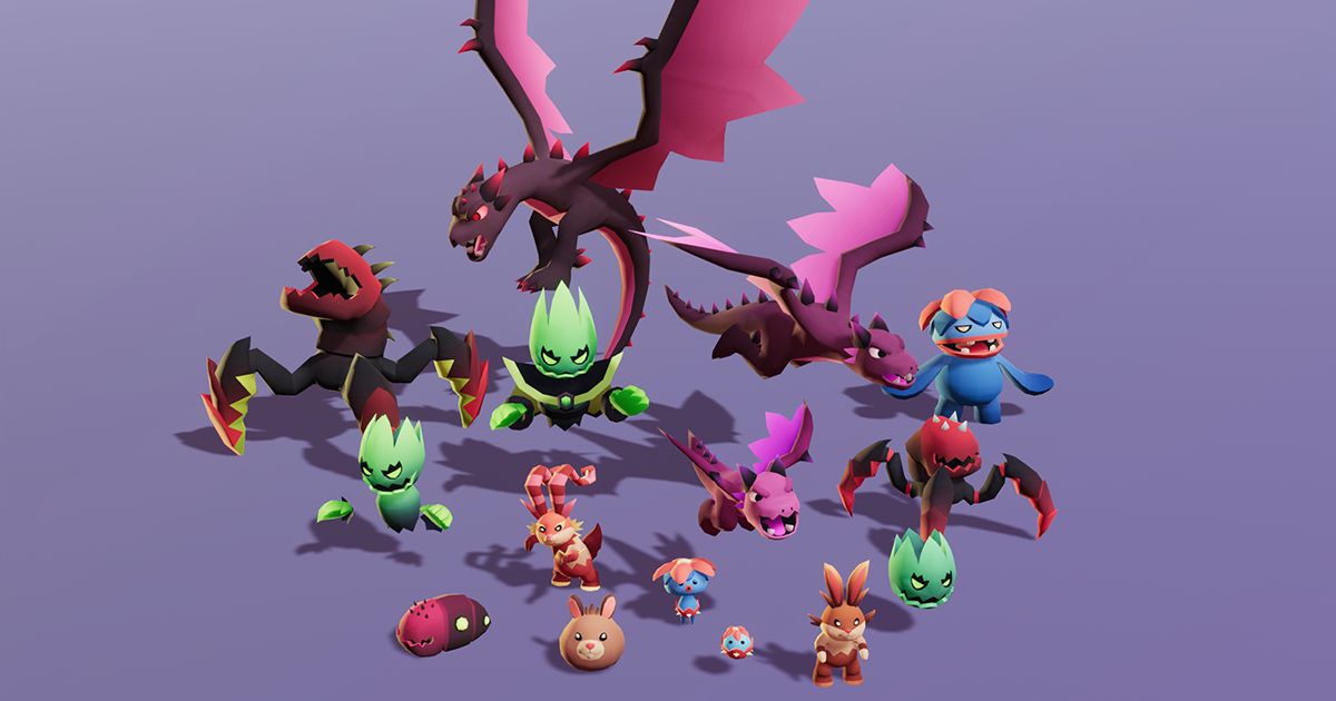 Monsters Ultimate Pack 05 Cute Series