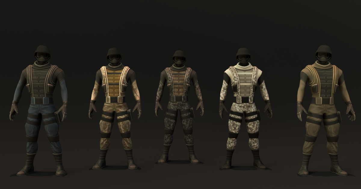 Combat Character Pack: Soldier preview 2
