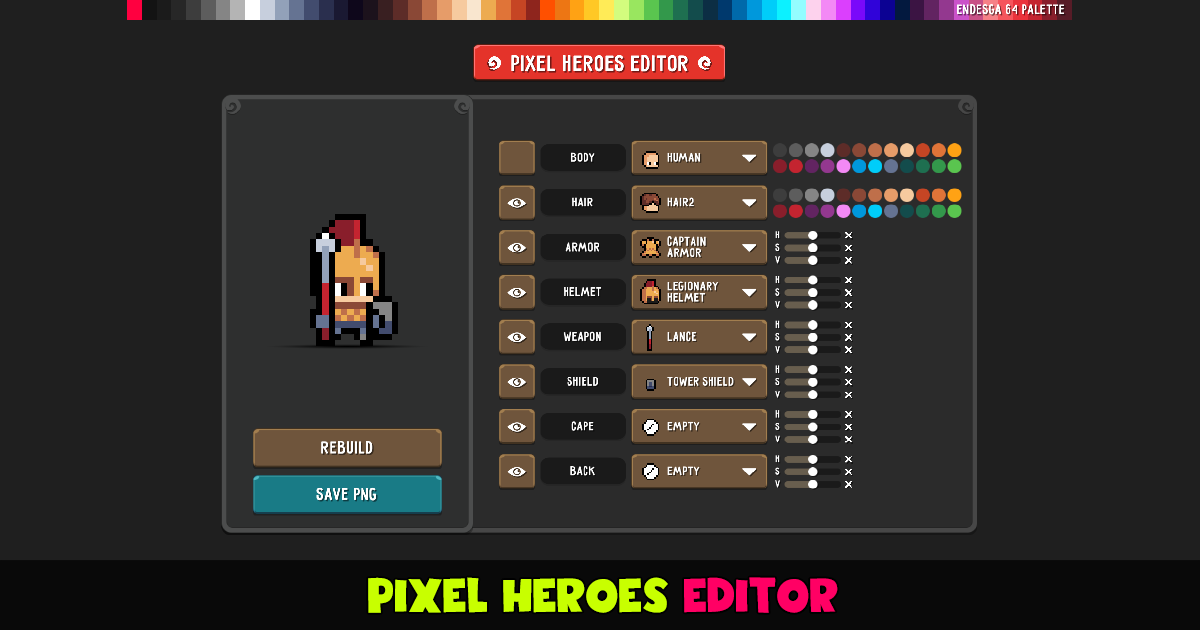 Pixel Hero Maker preview 2