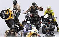 Motorbikes Package animated