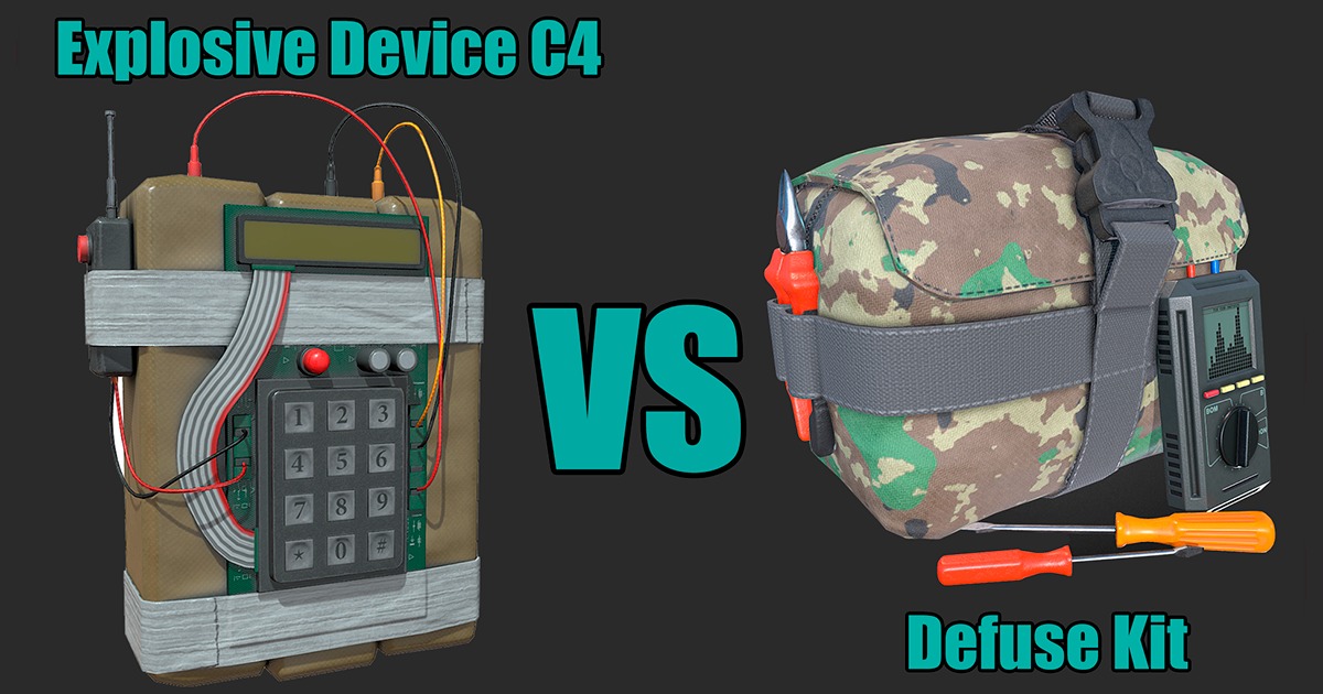 Explosive Device C4 & Defuse Kit