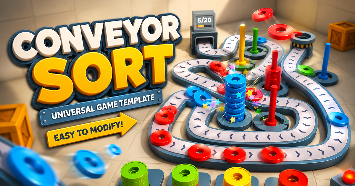 Conveyor Sort – Universal Game Template preview 2